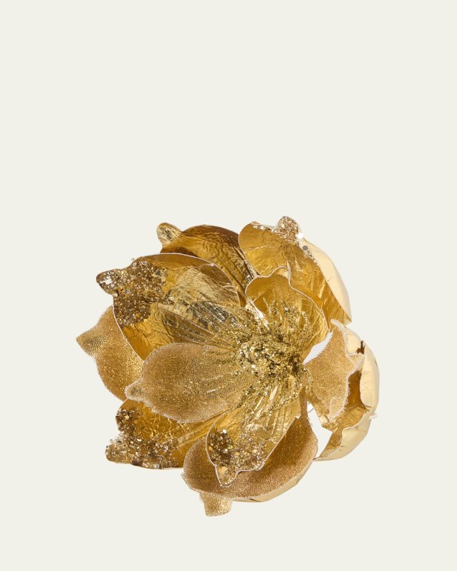 Sparkly Magnolia Christmas Tree Clip